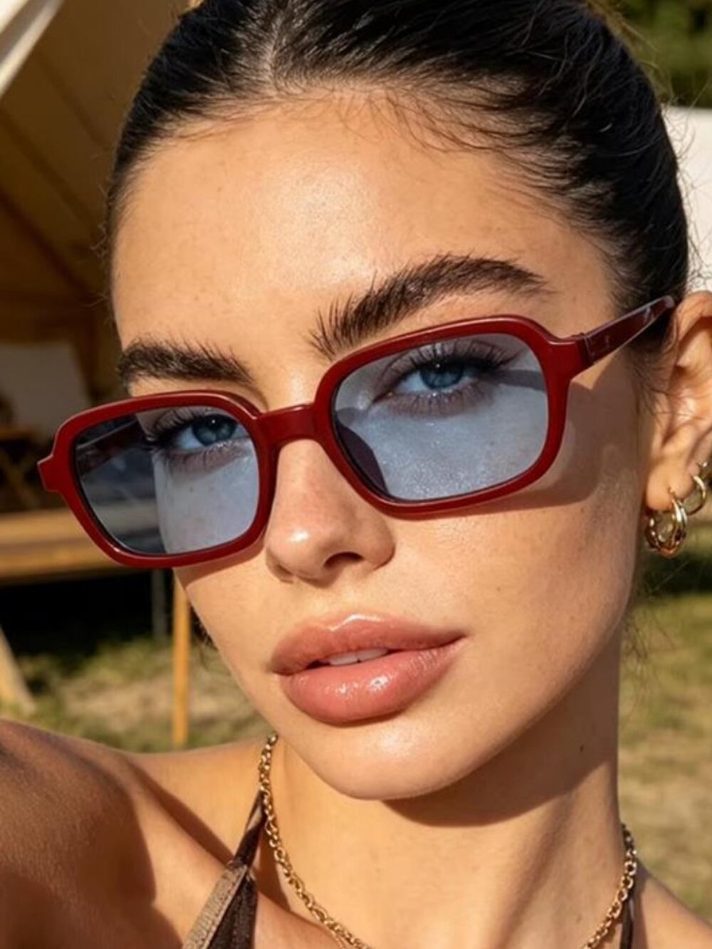Retro Oval Sunglasses